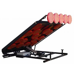 Panou rabatabil Sageti luminoase LED de semnalizare - dirijare trafic - 15 + 5 lampi 200 mm diametru - 2000 candele